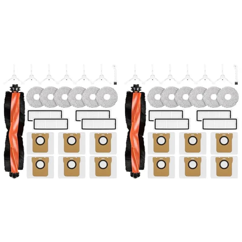Set di accessori SHGO-2 per aspirapolvere robot Xiaomi X20+ / X10+, spazzola principale, panno per la pulizia, sacchetti per la polvere, spazzola laterale, filtri