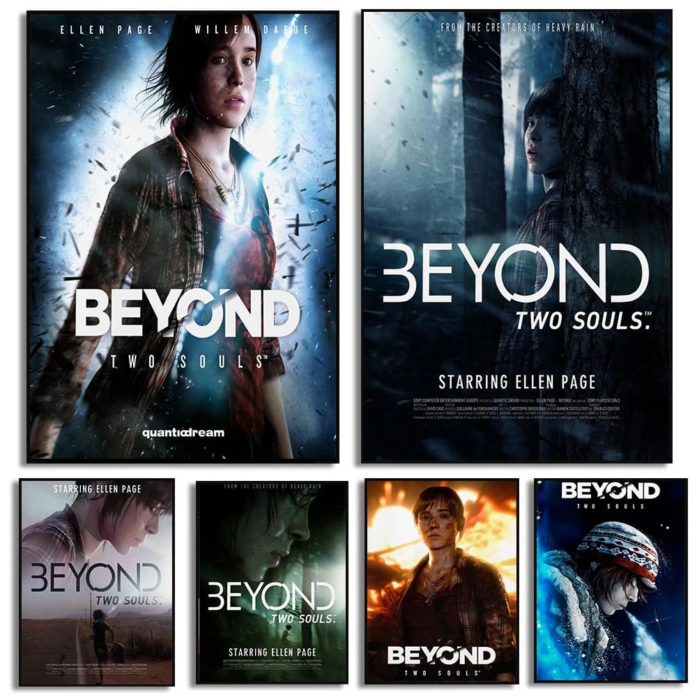 Popular Interactive Games Beyond Two Souls Poster Modern Games Prints Canvas Painting Wall Art Pictures Home Room Decoration