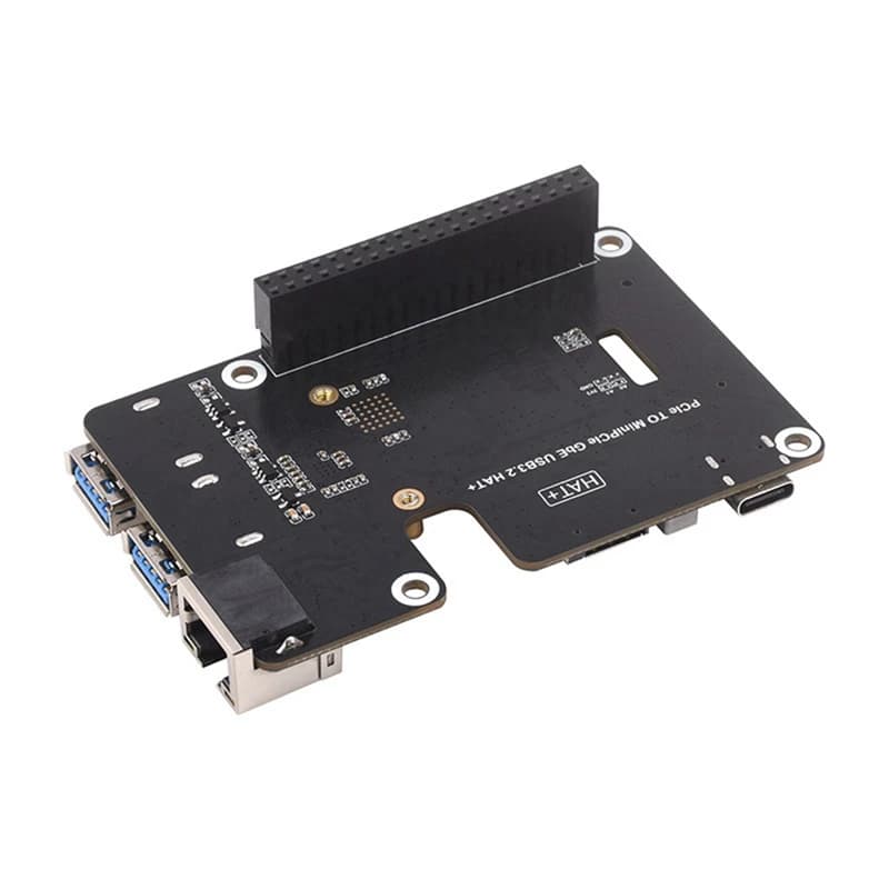 Per 5 PCIe a MiniPCIe 4G Gigabit Ethernet RJ45 USB HUB HAT + scheda adattatore con moduli SIM7600G-H-PCIE 4G-ABVK