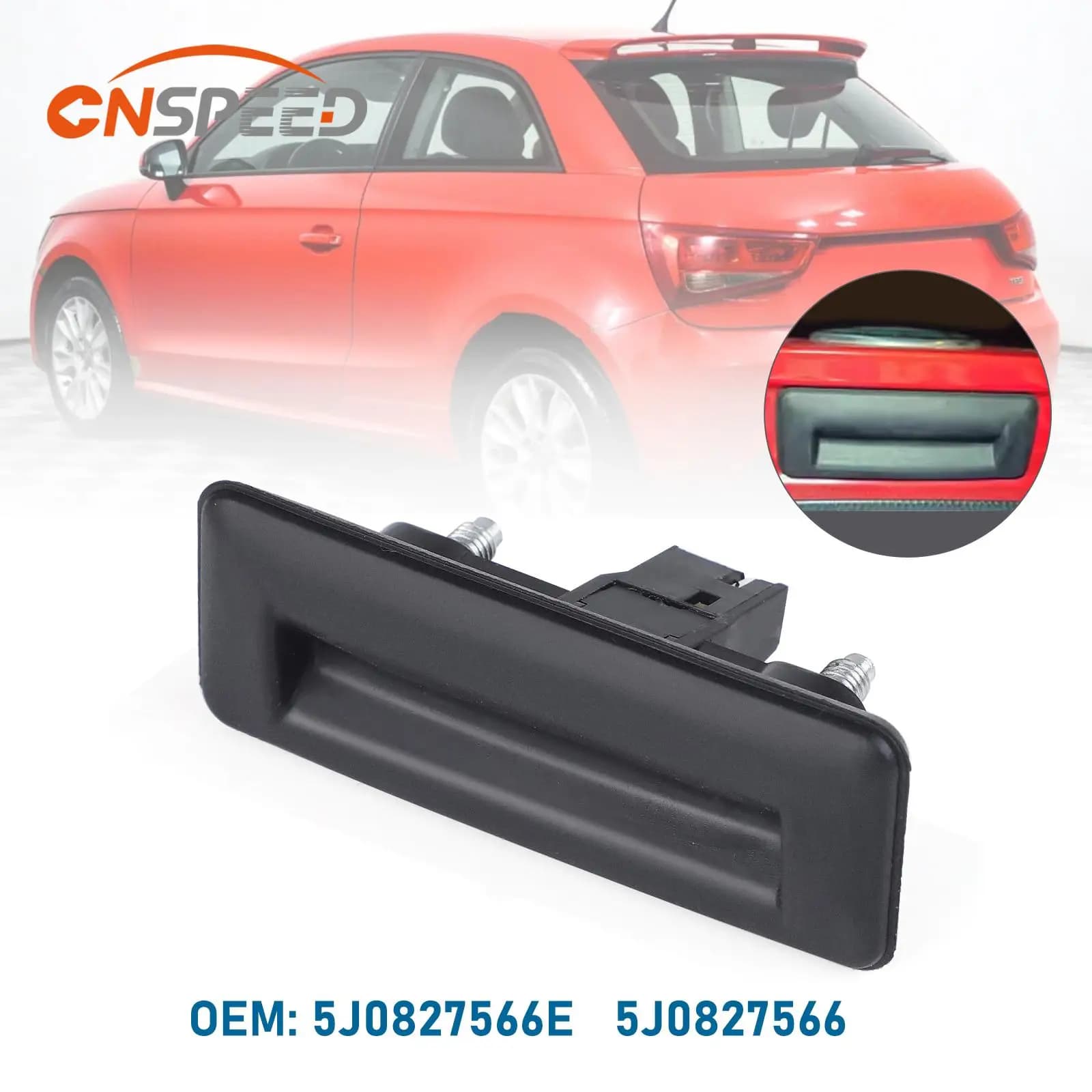 Car Rear Trunk Boot Lid Lock Handle Tailgate Switch For Audi A1 VW Golf V Skoda Superb Fabia Roomster Yeti 5J0827566E,5J0827566
