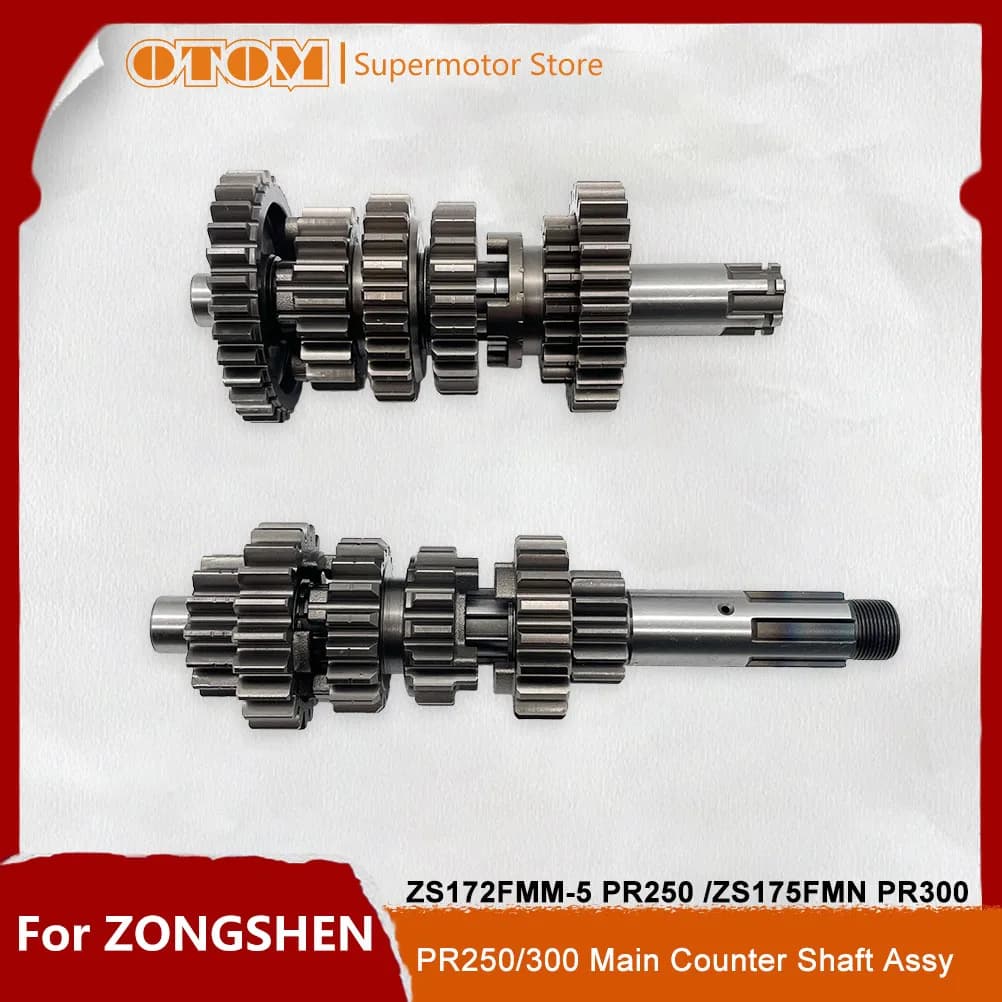 OTOM Moto Albero Principale Svasetto di Montaggio Trasmissione Gearbox Per ZONGSHEN ZS172FMM-5 PR250 ZS175FMN PR300 KEWS