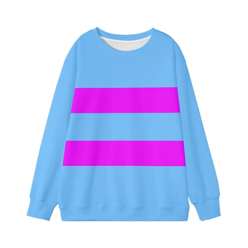 Undertale Frisk Felpa girocollo Gioco SameStyle Cartoon Retro Casual Streetwear Manica lunga Pop per top autunno/inverno