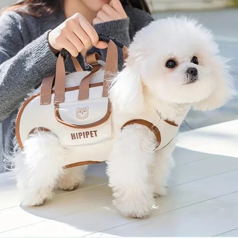 Adjustable Pet Dog Carrier Sling Backpack Multi‑Mode Hand‑carry Crossbody Dog Travel Bag Breathable Pet Harness for Small