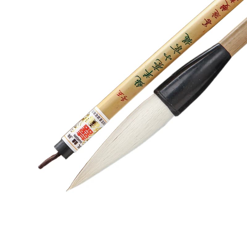 Woolen Hair Calligraphy Brush Chinese Painting Coloring Brush Ou Yan Regular Script Writing Pen Chinese Calligraphy Brush Set