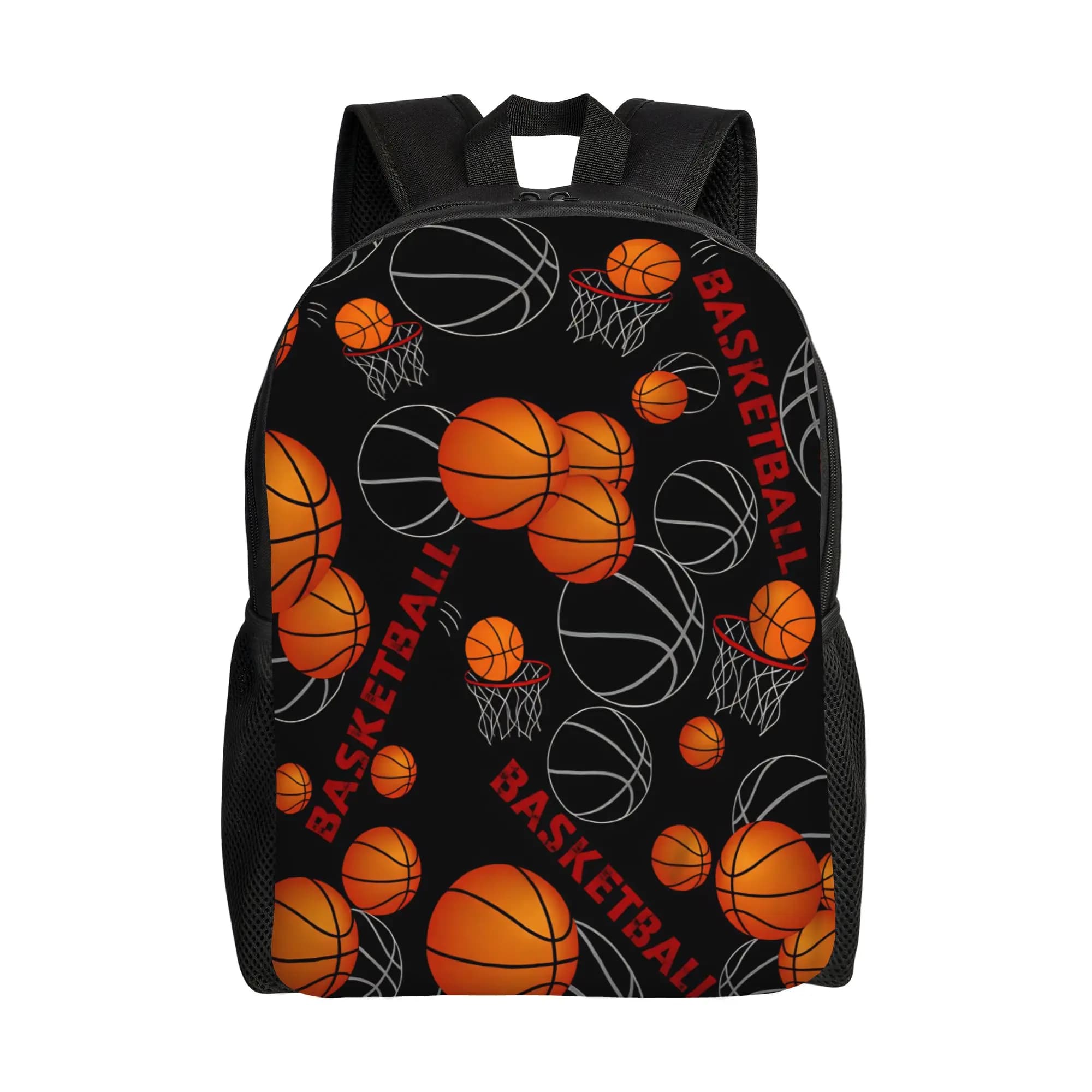 Sport Ball Basketball Grain Backpack Student Unisex Outdoor Style Backpacks Lightweight Stylish High School Bags Rucksack