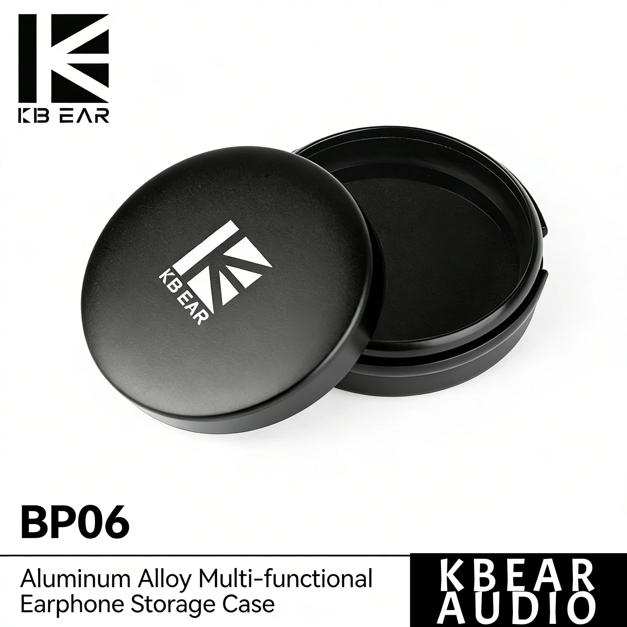 KBEAR BP06 Scatola portaoggetti in METALLO Custodia multifunzionale per auricolari/cavi/audi/accessori per KB02 Mirage Tourbillon-X