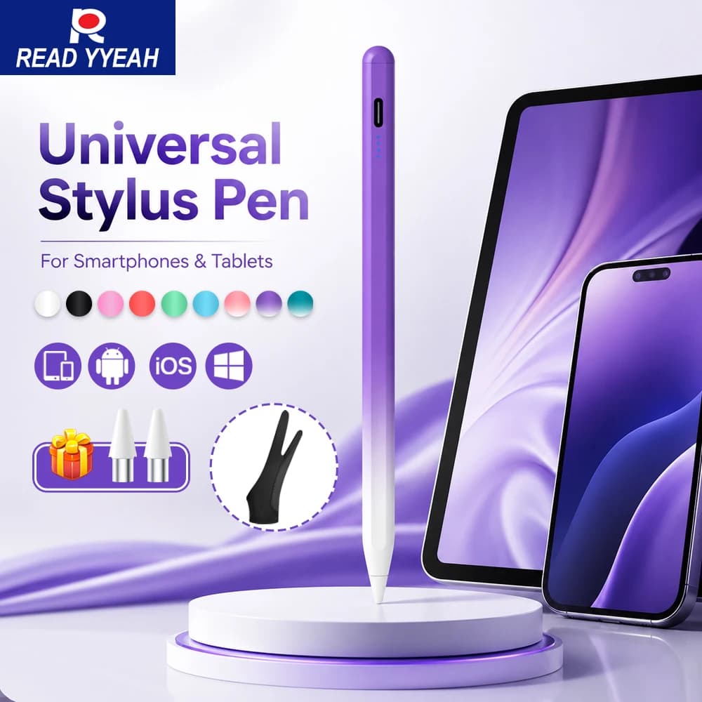 Universal Stylus Pen For Android iOS Windows With Magnetic Adsorption Phone Tablet Accessories For Xiaomi Huawei Samsung Pencil