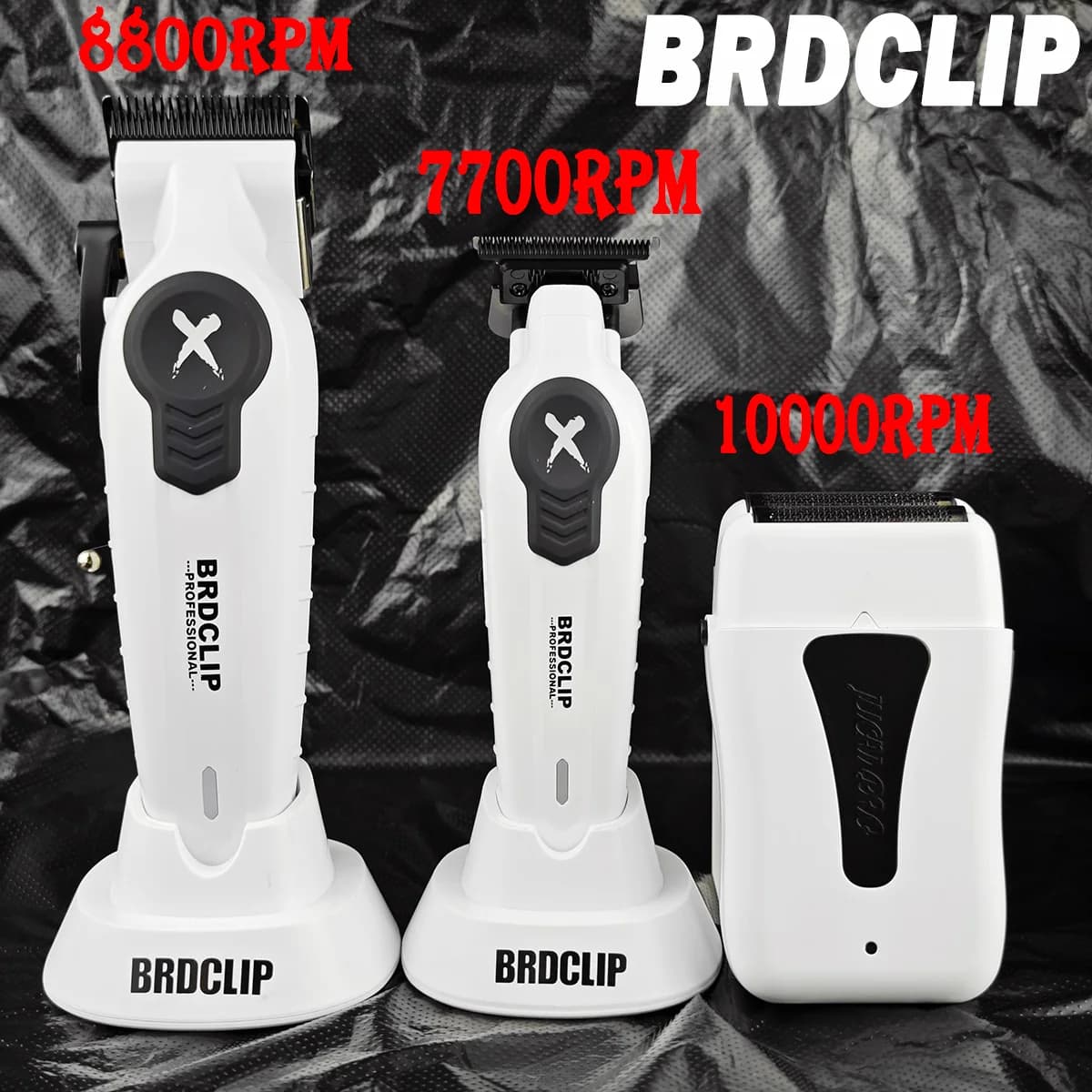 FA1C FA1T JC10000 White 8800RPM 10000RPM Professional Trimmer Barber Blade for Men's Haircuts Electric Trimmer Charging Base