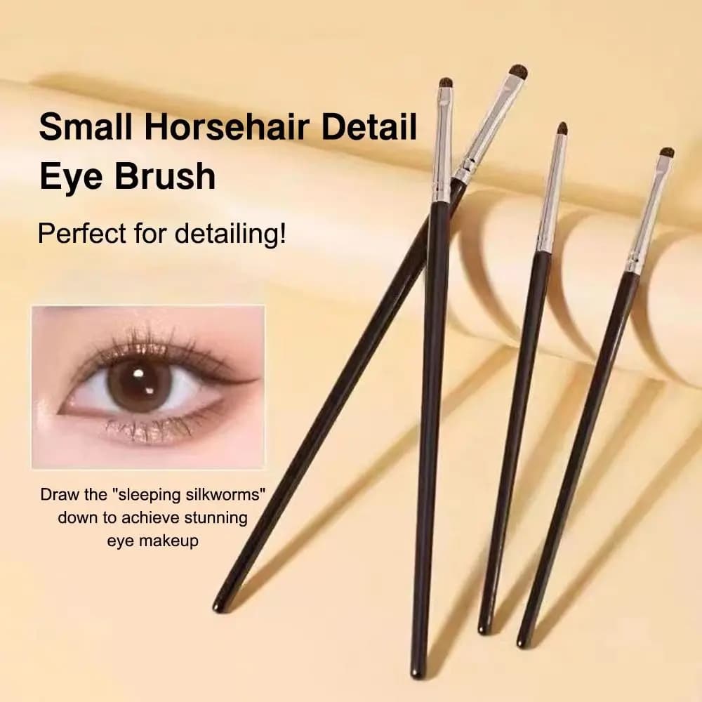 Soft Hairs Eye Makeup Brush Plastic Handle Professional Eye Detail Brush Women Girls Eyeshadow Brush Makeup Brushes