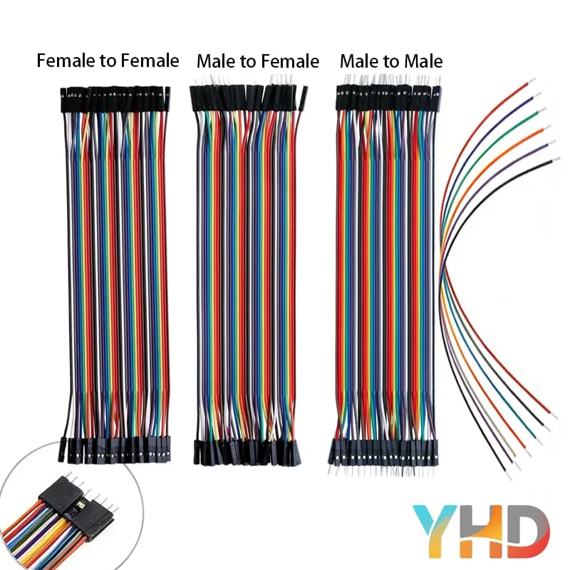 Cavo Jumper Dupont 40 Pin Maschio-Maschio, Femmina-Femmina, Maschio-Femmina, 10cm 20cm 30cm per Arduino DIY KIT