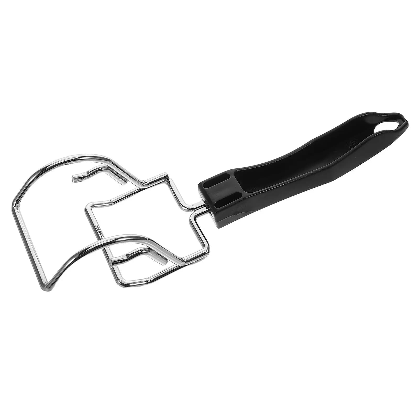 Pinza Portatile in Acciaio Inossidabile per Forni Elettrici, Friggitrici ad Aria, Griglie, Campeggio, Barbecue, Cucina all'Aperto - Sollevatore per Pentole Calde