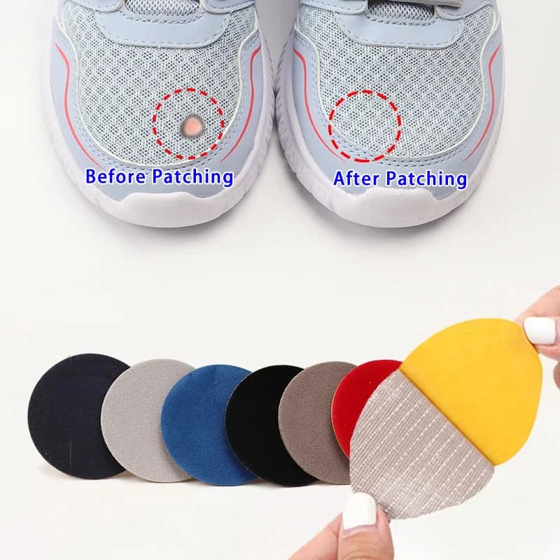Toppe antiusura per riparazione scarpe da ginnastica Adesivi per scarpe Protezione per tallone Toppa adesiva Riparazione Prodotti per strumenti per la cura del piede