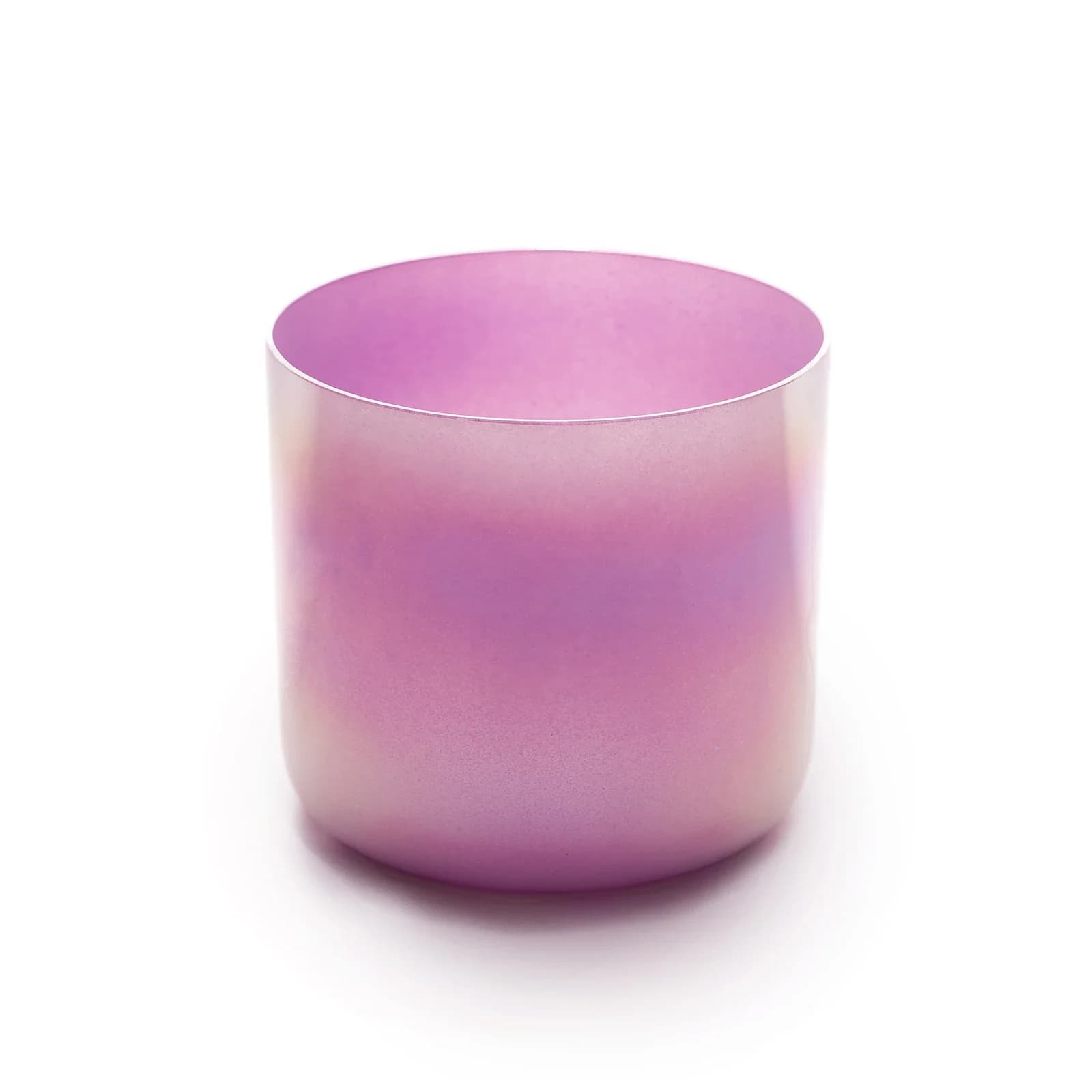 STAR LINKUP 6inch Purple Cosmic Light Crystal Singing Bowl Clear Yoga Meditation Sound Therapy Bowl with Suede Mallet