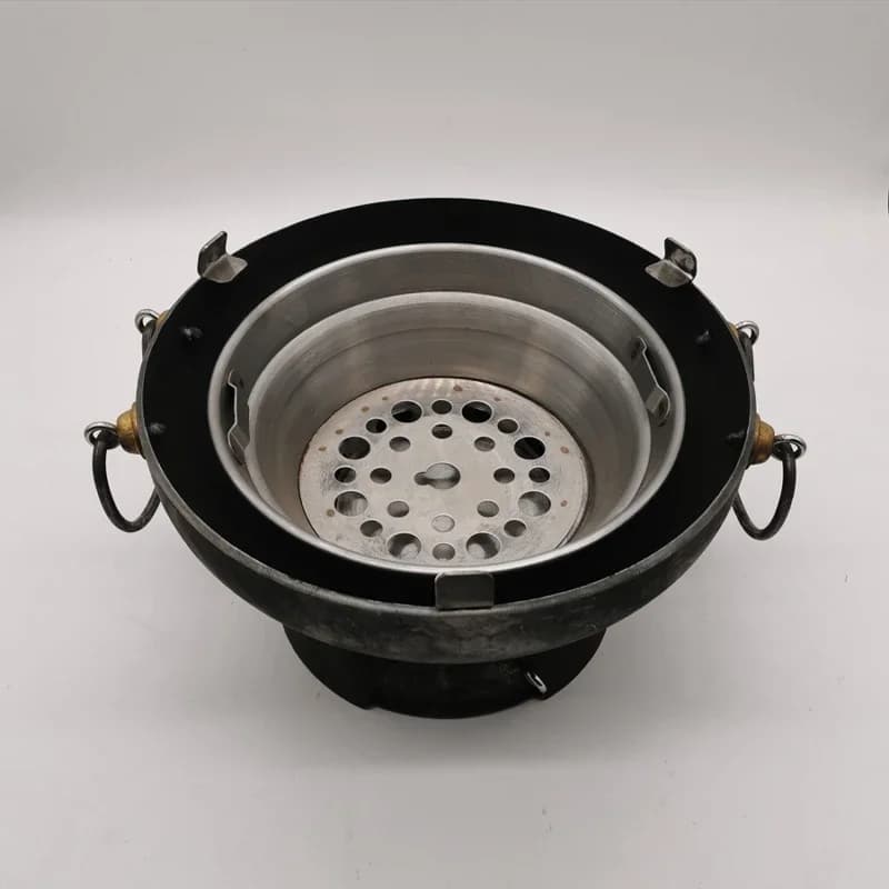 30cm Portable Charcoal Barbecue Grill Stove for Outdoor Camping Picnic Household Backyard Party Outdoor Cooking BBQ Grill