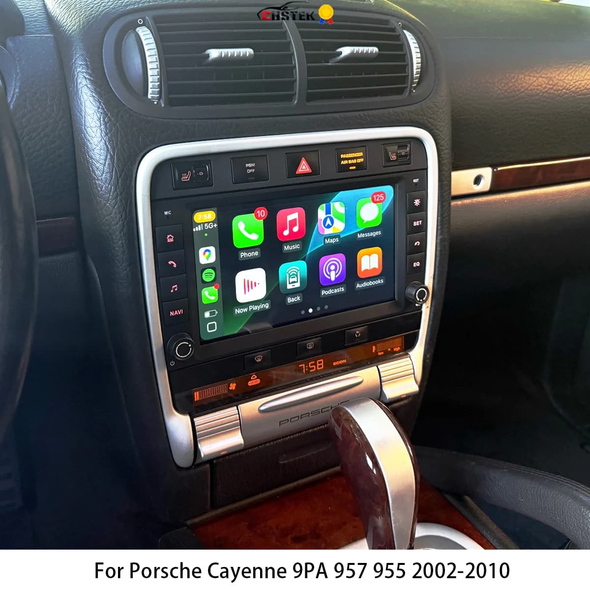 CHSTEK Android 13 Lettore Multimediale Per Porsche Cayenne 955 957 9PA 2002-2010 Carplay GPS Autoradio Stereo WIFI 4G BT Autoradio