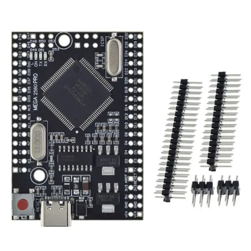 A13E-For MEGA 2560 PRO Embed CH340G/ATMEGA2560-16AU Chip With Male Pinheaders Compatible For Arduino Mega2560 DIY