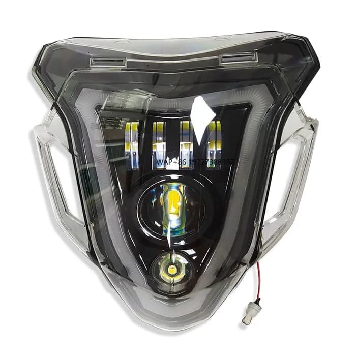 Faro LED per Moto con Occhio d'Angelo DRL, Gruppo Ottico Anteriore per F800R F 800R F 800 R 2015 2016 2017 2018 2019