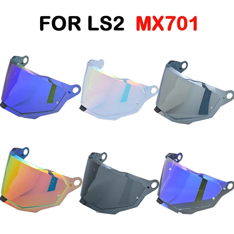 Per LS2 MX701 EXPLORER C Motocross Staccabile Rally Off-road Casco Moto Visiere di Ricambio Lente di Scudo Extra