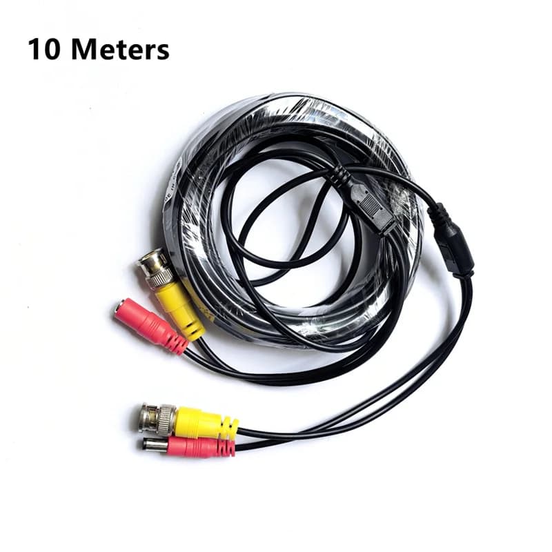 5/10/20/30M Connettore BNC + DC 2 in 1 Cavo esterno Alimentazione video coassiale Telecamere AHD per sistema DVR Telecamera di sorveglianza di sicurezza