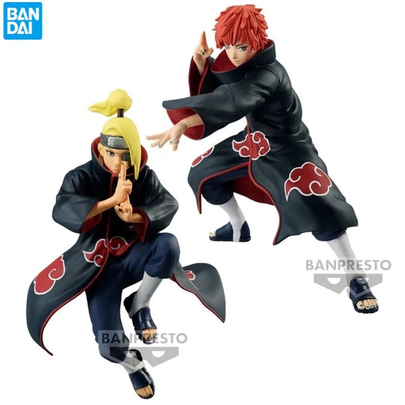 In Magazzino Originale Bandai Vibrazione Stelle Anime Naruto Shippuden Sasori Deidara Figura Modello In Scatola Giocattolo Ornamenti Regalo