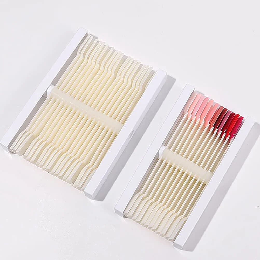 1 set di smalti per nail art a forma di ventaglio, ripiegati, facili e leggeri, salvaspazio, professionali