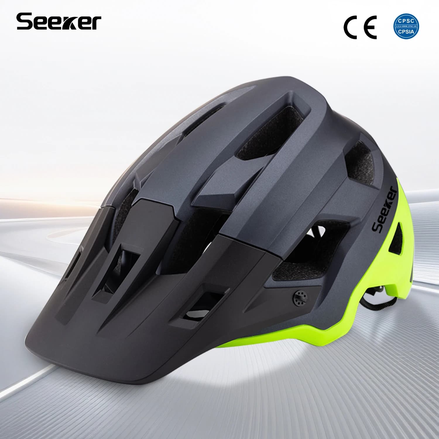 Seeker Mountain Bike Helmet Lightweight Anti-Impact MBT Downhill Forest Road Adult Safety Helmet Bicycle Outdoor Riding Helmet