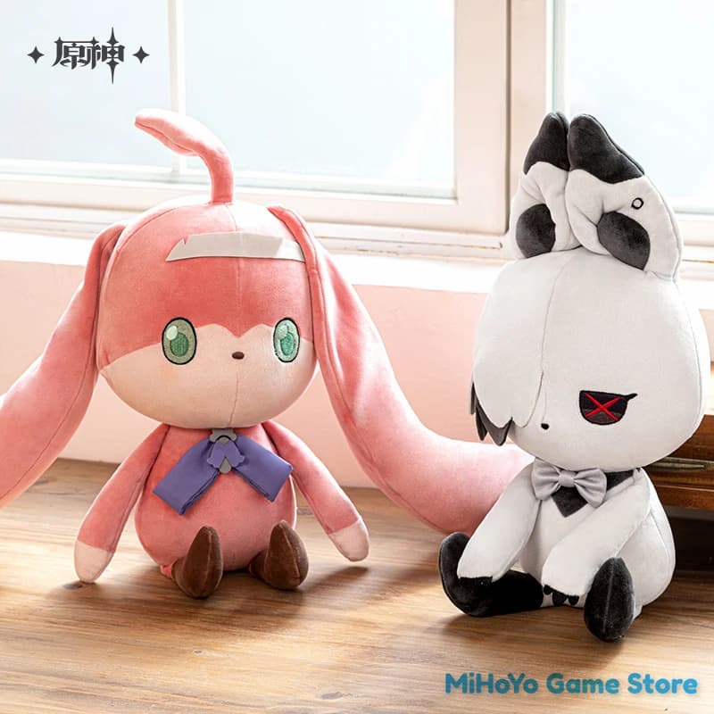 [Genuine]Peruere Prop Official Genshin Impact Clervie Emberfire Theme Series Fireplace House Little Rabbit Plush Pendant Cosplay