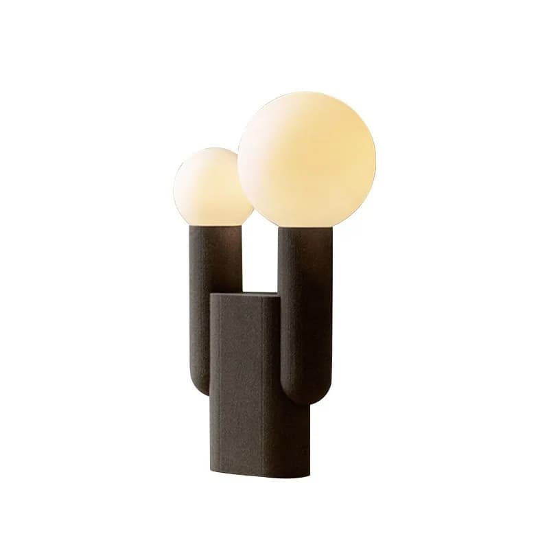 Lampada da scrivania moderna e semplice per soggiorno, lampada da comodino per camera da letto, designer creativo, modello nordico per soggiorno in famiglia, lampada a doppia testa grigia