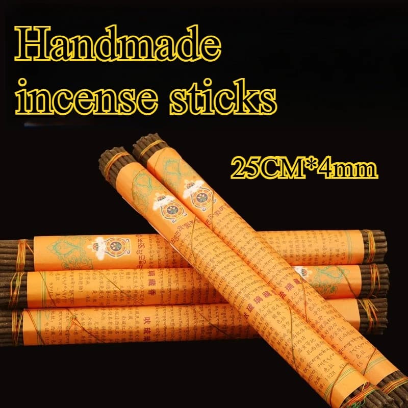 25 CM * 4mm Piante Naturali Fatte A Mano Bastoni di Incenso Camera Da Letto Interna Soggiorno Rilassamento Meditazione Purificazione Dell'aria Deodorizzazione