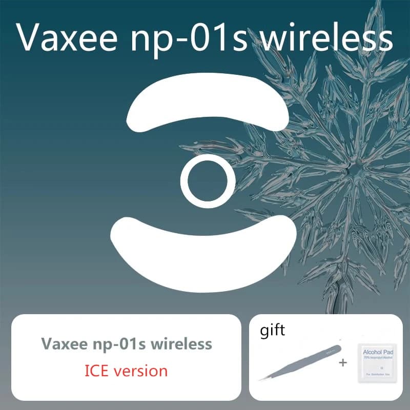 1 Set Ultraglide Smooth Mouse Skates per VAXEE NP-01S Wireless Control Speed Mouse Feet versione ICE ARC PTFE Mouse Glides 0.8mm