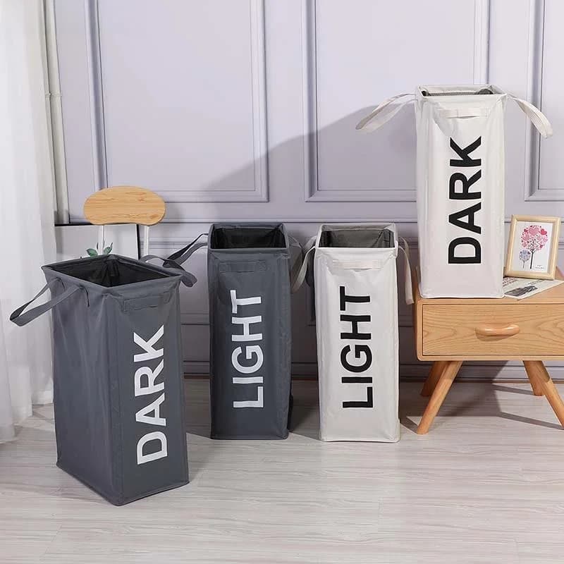 Oxford Fabric White Box Basket Waterproof Folder, Yoga Mat Holder, Japanese Style Wardrobe Organizer for Home Use