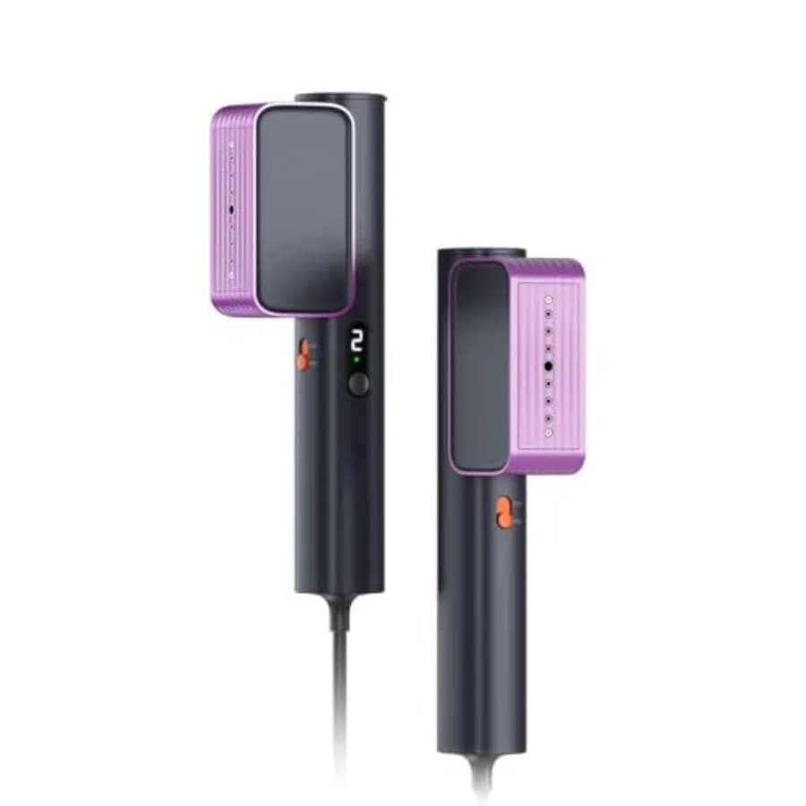 G7 2-in-1 Professionale, Stiratore a Vapore per Vestiti e Ferro da Stiro, Doppia Tensione 100-240V, Solo 0,45 kg, 8 Minuti di Vapore Continuo