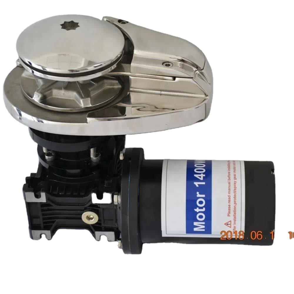 Boat Electric Anchor Vertical Windlass 12v/24v Winch 400-2000W Anchor Windlass Gypsy Size 6-13mm