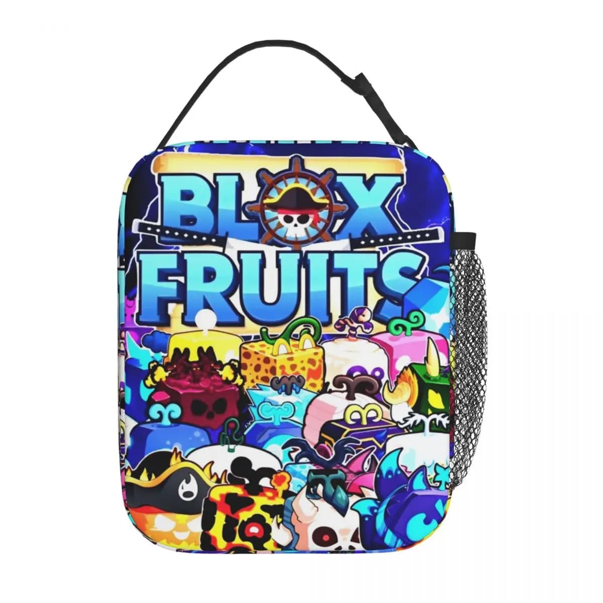 Borsa termica per borse da pranzo isolate Blox Fruits Contenitore per pasti Gioco Grande Tote Lunch Box Ragazza Ragazzo Lavoro Picnic