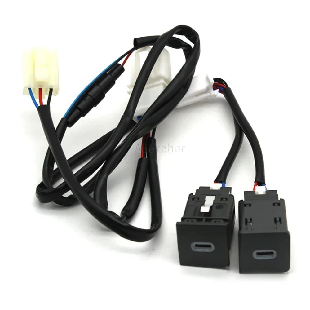 USB 12V/24 QC3.0 Type C PD for VW Golf 6 Jetta 5 MK5 Scirocco 06-12