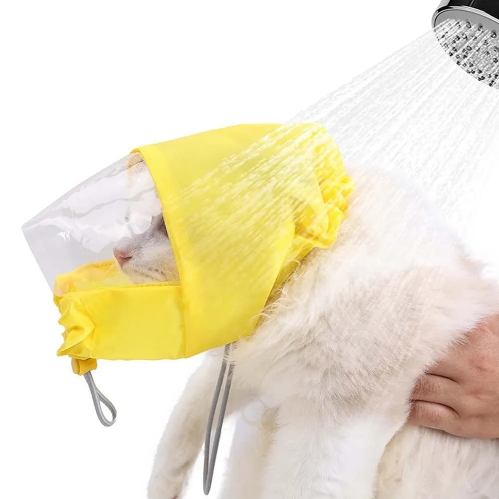 Waterproof Hat for Dogs with Ear Protection, Adjustable Shower Head, Anti-noise and Waterproof Home Animal Earrings