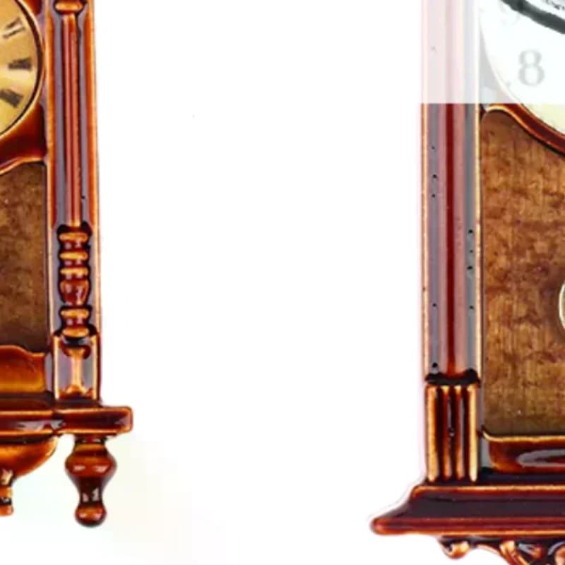 1:12 Miniature wall clock for doll house Miniature home decorating accessories Toy