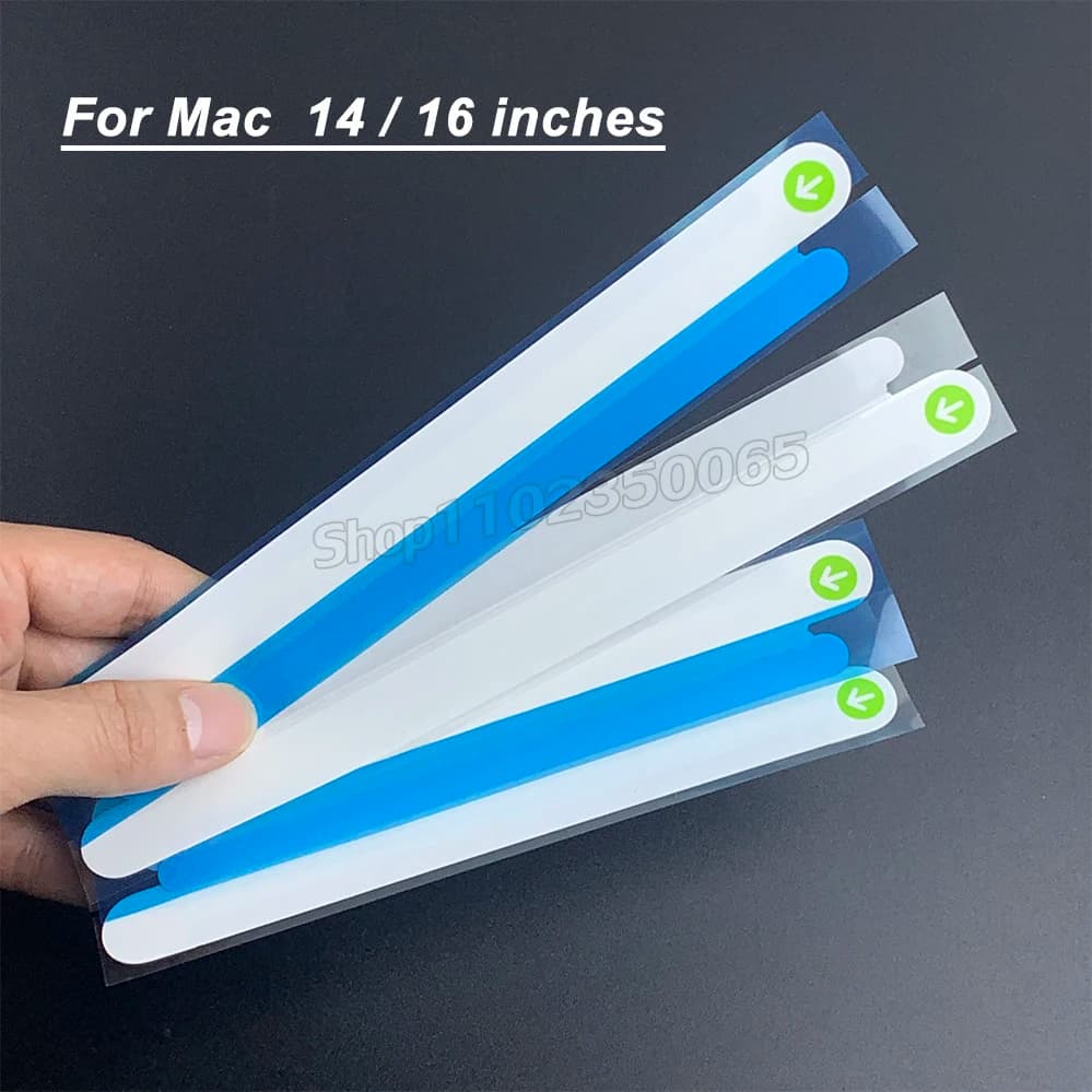 10 set/lotto Nuovo Pacchetto Scatola Freccia Mark Non Sigillo Adesivi Per MacBook Pro 16 14 pollici M2 Max Aperto Esterno Imballaggio Wrap Carta di Tenuta