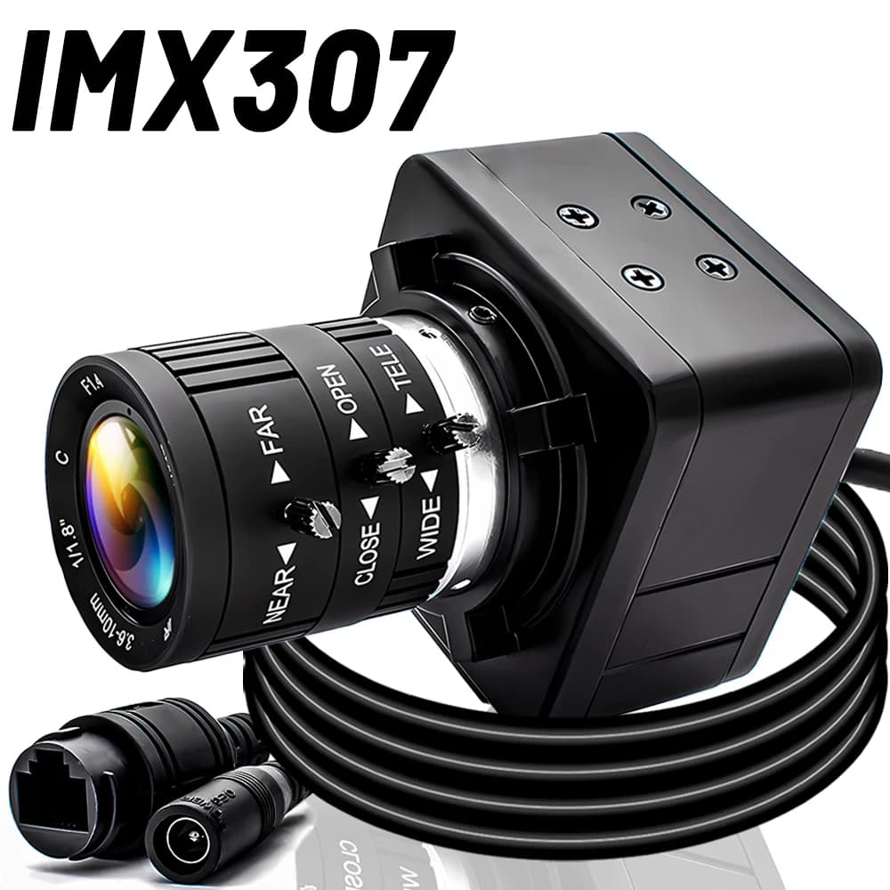 WGWK 1080P 60FPS IP Camera Module 2MP IMX307 CMOS Ultra Low Lighting Varifocal 3.6-10 mm RTSP Onvif POE Security Webcam