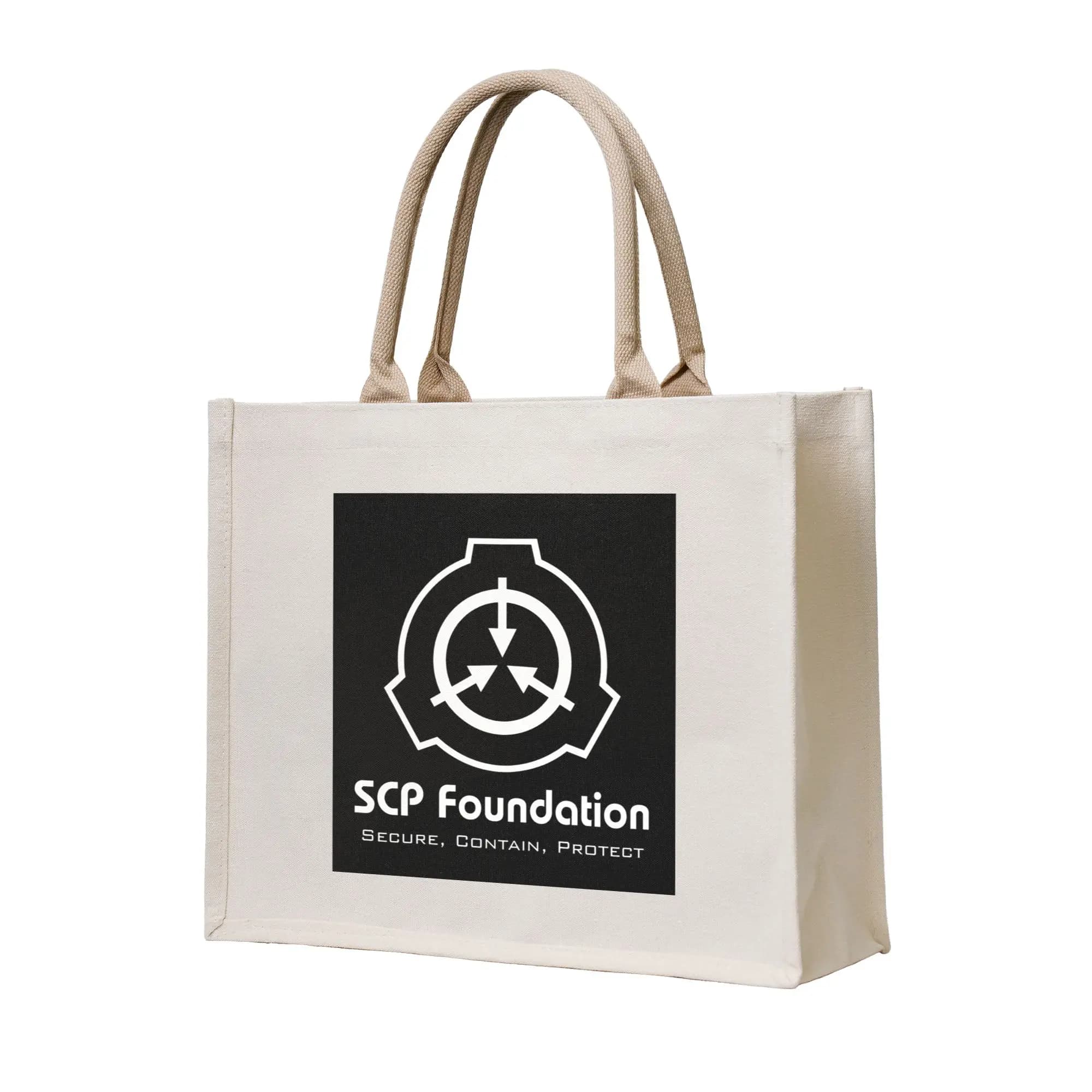 Bags of the SCP Foundation in canvas, women's folding bag, travel shoulder bag