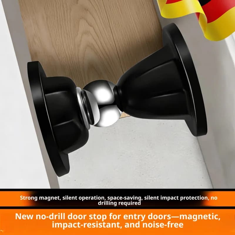 Fermaporta Magnetico in Silicone: Protezione Silenziosa Anti-Collisione per Pareti e Adsorbimento a Terra, Dispositivo di Sicurezza Domestica