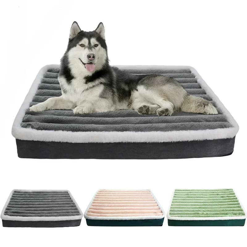 Letto morbido per cani Letti per gatti calmanti Materasso per animali domestici con rivestimento lavabile rimovibile Tappetino in memory foam Tappetini per casse per cani con fondo antiscivolo