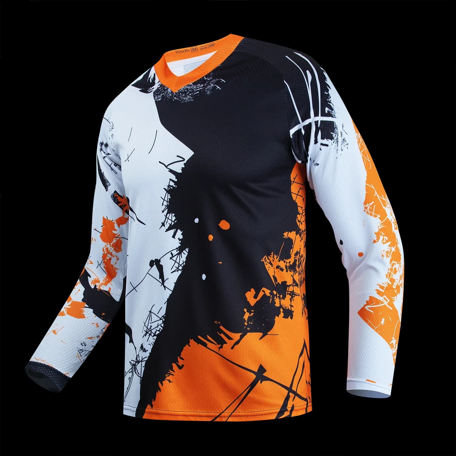 Men's Motocross Jersey, Dirt Bike & BMX Off‑Road MTB Shirt, Enduro DH MX Racing Apparel, Long‑Sleeve Cycling Sports Top