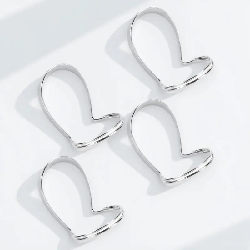 Set di 1 plettri cavi per banjo, in metallo, per pollice e indice, leggeri, flessibili e comodi, accessori per chitarra