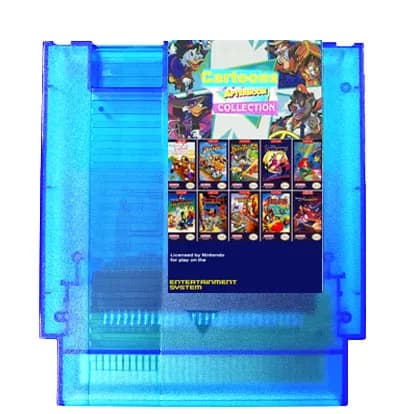 THE AFTERNOON CARTOONS COLLECTION Cartuccia di gioco 117 in 1 per cartuccia di gioco NES Cartuccia di gioco da 72 pin