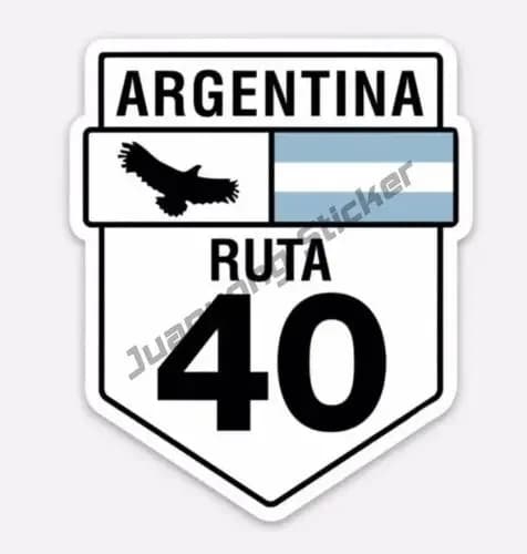 Argentina Ruta 40 Car Decal Sticker Panamerican Highway Route 40 Waterproof Cover Scratches Sunscreen Decal Accessories Decor