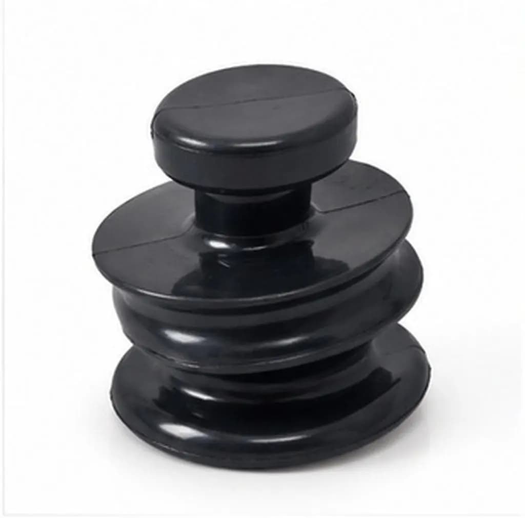 2Pcs Compact Rubber Suction Handle for Tibetan Singing Bowl 1-20Kg Bearing Capacity Tool-Free Installation Spiritual Decor Sound