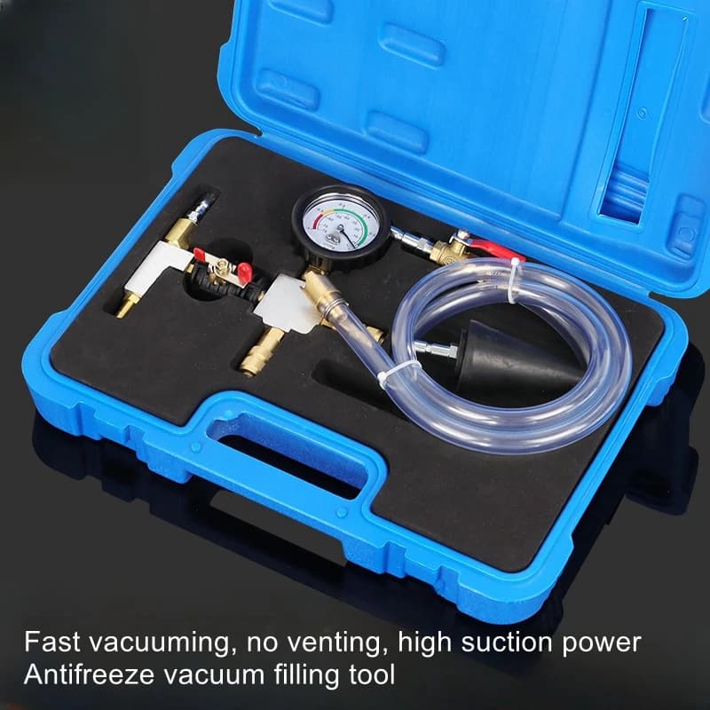 Kit speciale per riparazione automatica di riempimento del liquido di raffreddamento dell'aria senza serbatoio dell'acqua per strumento di sostituzione dell'antigelo per auto a vuoto