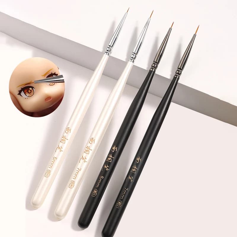 1pcs Super Fine Modeling Brush Contour Brush Doll Face Makeup Dot Line Brush Painting Brush Modeling Detail Clay Tools