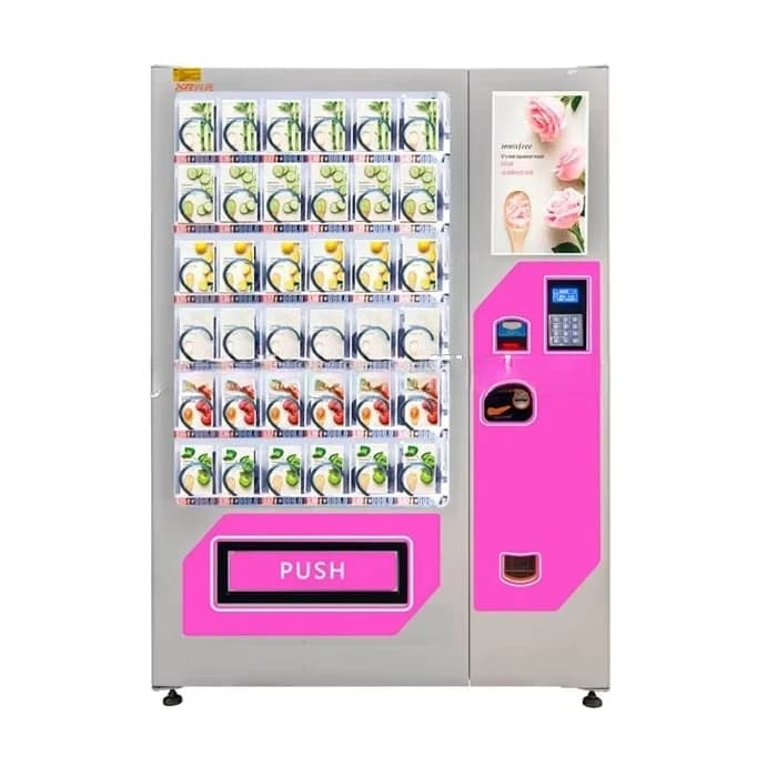 FOODLINE Distributore Automatico di Ciglia Personalizzato Certificato per l'Europa, Attrezzatura per Vendita al Dettaglio Automatizzata di Ciglia Finte per Donne e Ragazze